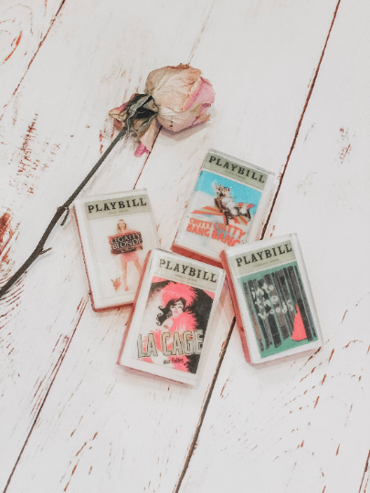 Broadway Musical Soap - Playbill Soap -  Musical Decorated Bath Soap - Hand Poured Soap - Broadway Soap - Musical Theater Gifts - Broadway Gifts - Broadway Musical Favors